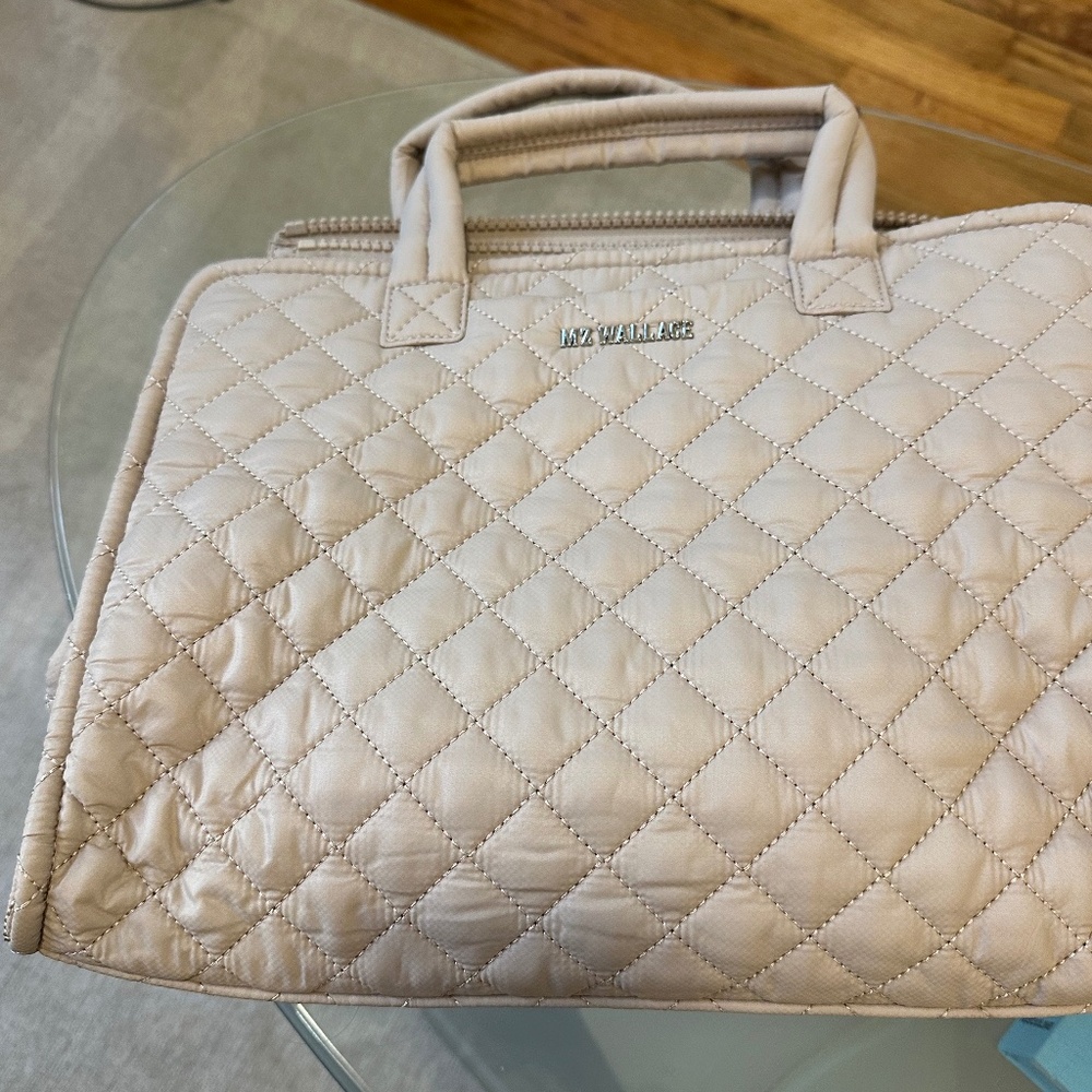 MZ Wallance Small Diamond Quilted Nylon Bag